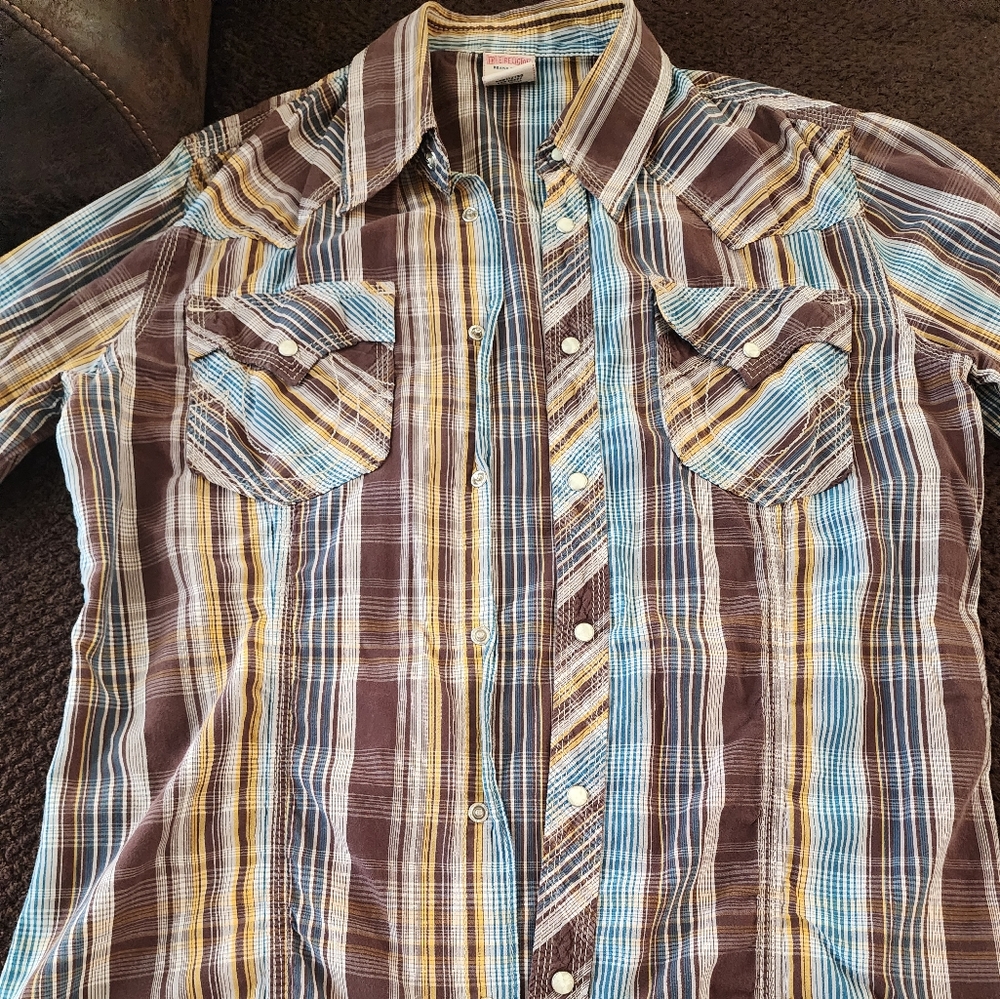 True Religion button-down shirt!
